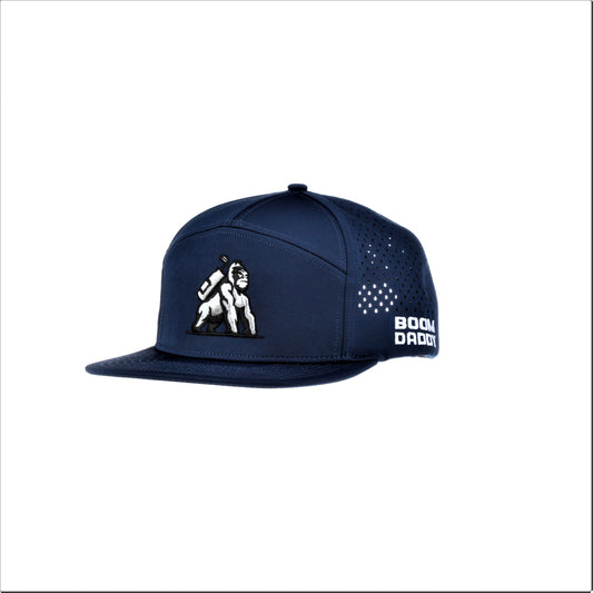7 Panel Snapback - Navy