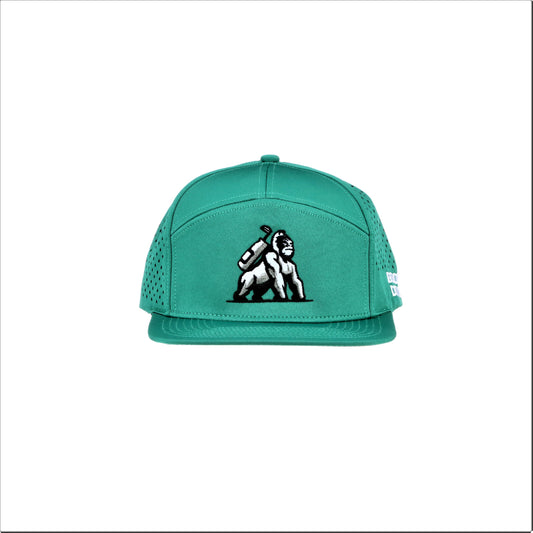 7 Panel Snapback - Teal