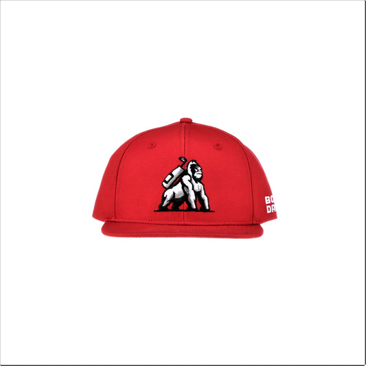 6 Panel Snapback - Cherry Red
